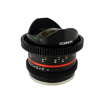 【中古】【39shop】Rokinon★8mm T3.1 UMC シネ魚眼II レンズ Sony EマウントNEXカメラ用 CV8MBK31-E(非常に良い)|アトリエ絵利奈