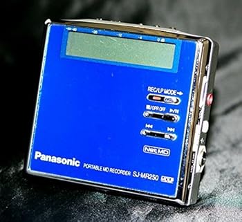 【中古】Panasonic パナソニック SJ-MR250-A 青味 携帯型MDリコーダー MDLP相応う MD吹き込み生まれ変わり兼用機/録再/MDウォークマン/MD電気蓄音機