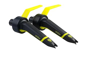 【中古】ortofon Concorde MKII Twin Club オルトフォン DJ薬莢 上端貝殼一体型 2本仕掛ける 風変わり楕円面針 飛行入れもの DJ掻きならす/リスニング