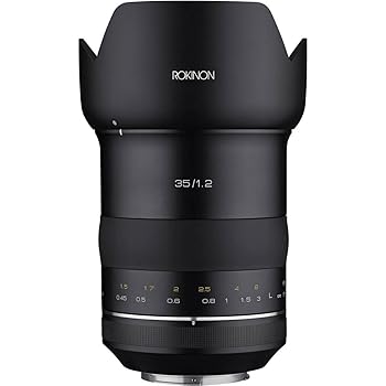 【中古】【39shop】ROKINON★特殊パフォーマンス 35mm F1.2 高速広角レンズ Canon EF用(非常に良い)|アトリエ絵利奈
