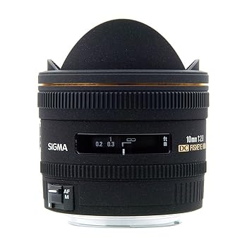 【中古】【39shop】SIGMA★単焦点魚眼レンズ 10mm F2.8 EX DC FISHEYE HSM ソニー用 対角線魚眼 APS-C専用 477622(非常に良い)|アトリエ絵利奈