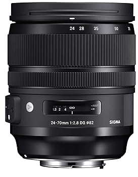 【中古】シグマSigma SIGMA シグマ Canon EFマウント 水晶体 24ー70粍 F2.8 DG os HSM 望遠レンズ 判定基準 フルサイズ Art 一眼一眼レフ 専用 カメラ・ビデオカメラ・光学機器-カメラ用交換レンズ-TV・オーディオ・カメラ