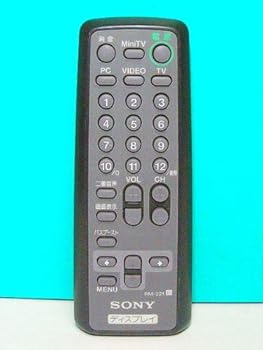【中古】SONY ディスプレイリモコン RM-221