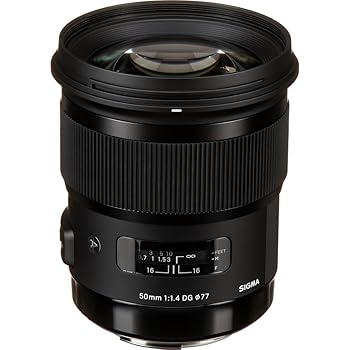【中古】【39shop】シグマSigma★SIGMA シグマ Canon EFマウント レンズ 50mm F1.4 DG HSM 単焦点 標準 フルサイズ Art 一眼レフ 専用(非常に良い)｜アトリエ絵利奈