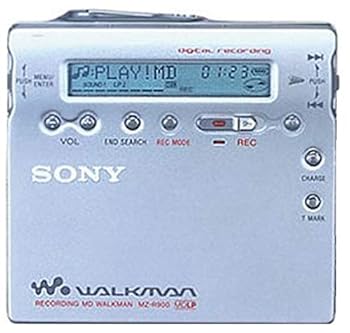 【中古】SONY ソニー MZ-R900S しろがね色 携帯型MDリコーダー MDLP相応う MD吹き込み生まれ変わり兼用機/MDウォークマン/電気蓄音機