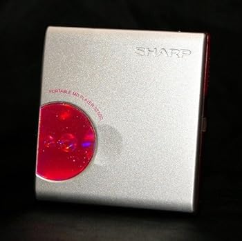 【中古】SHARP せつ然たる MD-ST500-P さくら色 携帯型MD電気蓄音機MD生まれ変わり専用機