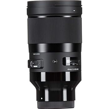 【中古】シグマSigma SIGMA 単焦点標準レンズ 40mm F1.4 DG HSM | Art A018 SONY-Eマウント用 ミラーレスフルサイズ専用