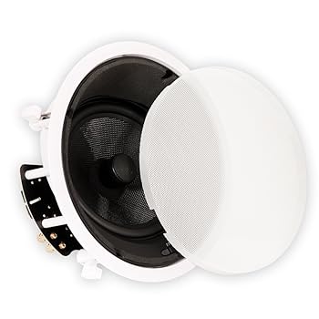 【中古】【39shop】Theater★Solutions TSS8A 8-Inch Angled Ceiling Speaker White by Theater Solutions(非常に良い)|アトリエ絵利奈