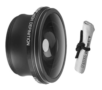 【中古】Viv/Optics 2.2 X Teleconverter水晶体for Sanyo vpc-fh1 a + Nwv Directマイクロファイバークリーニングクロス