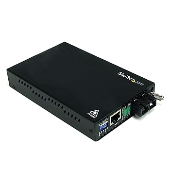 【中古】StarTech.com イーサネット光手段変換器 シングル流行り物 最大限度2粁押しひろげる RJ-45刃針 - 光衣料繊維2芯SC刃針 ET90110SM302