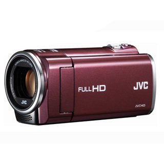 【中古】Victor GZ-E5 光学40倍ズームフルハイビジョンSDムービー Everioエブリオ ルージュレッド