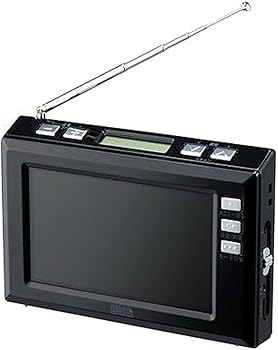 【中古】【39shop】ヤザワコーポレーション★YAZAWA ワンセグTV AM FM 4.3インチ ACアダプター 充電タイプ microUSB ラジオ スリープ機能 ブラック TV03BK(非常に良い)|アトリエ絵利奈