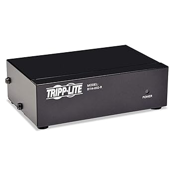 【中古】Tripp Lite 2-Port VGA/SVGA Video Splitter with Signal Booster, High Resolution Video, 350MHz, 固定ディスク15 M/2xF