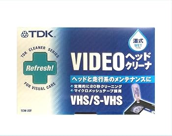 【中古】TDK ビデオヘッドクリーナー 湿式 VHS/S-VHS用 TCW-22F