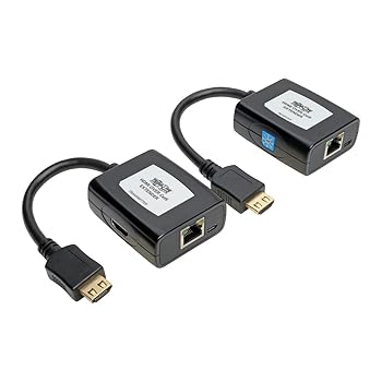 【中古】Tripp Lite HDMI over Cat5/Cat6 Active Video Extender Transmitter Receiver 1080p - Video/audio extender - up to 125 フィート