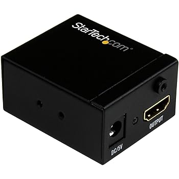 【中古】StarTech.com HDMI リピーター信号増幅器・イコライザー内蔵 1080pで最大35m延長できるHDMIブースター HDBOOST