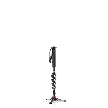 【中古】Manfrotto 一脚 XPRO フルード ビデオ一脚 カーボンファイバー5段 MVMXPROC5