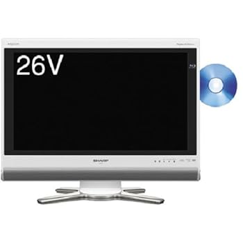 【中古】【39shop】シャープ★26V型 液晶 テレビ AQUOS LC-26DX1-W ハイビジョン ブルーレイレコーダー内蔵 2008年モデル(非常に良い)|アトリエ絵利奈