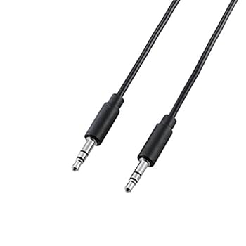 【中古】エレコム ステレオミニプラグ オーディオケーブル 極細スリムコネクタ ブラック 2m DH-MMRN20