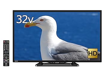 【中古】【39shop】シャープ★32V型 AQUOS ハイビジョン 液晶テレビ 外付HDD対応裏番組録画 ブラック LC-32W35-B(非常に良い)｜アトリエ絵利奈