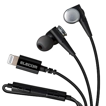 【中古】エレコム Lightning イヤホン 9.2mmドライバ MFI取得 Musicians Reference CS200シリーズ マイク シルバー EHP-LCS200MSV