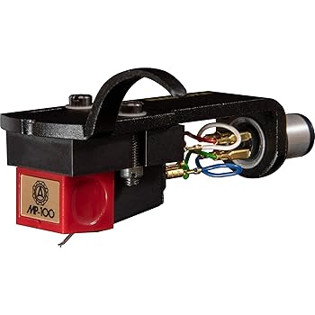 【中古】【39shop】NAGAOKA★カートリッジ MP-100H ヘッドシェル 円錐チップ・接合ダイヤ(非常に良い)｜アトリエ絵利奈