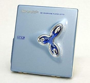 【中古】せつ然たる 携帯型MD電気蓄音機 MD-ST770-A MDLP相応う 青味