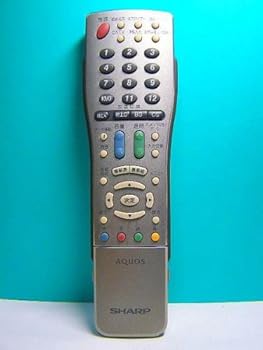 【中古】シャープ テレビリモコン GA417WJSA