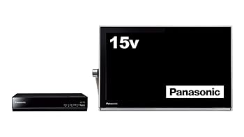 【中古】【39shop】パナソニック★15v型 液晶 テレビ プライベート・ビエラ UN-15T5-K HDDレコーダー付 2015年モデル(非常に良い)|アトリエ絵利奈