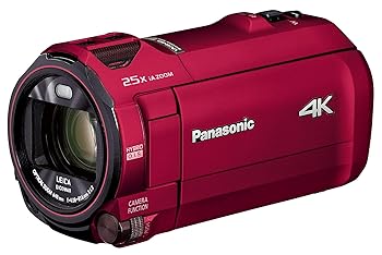 【中古】パナソニック 4K テレビカメラ VX992M 64GB 光学20倍望遠レンズ アーバンレッド HC-VX992M-R