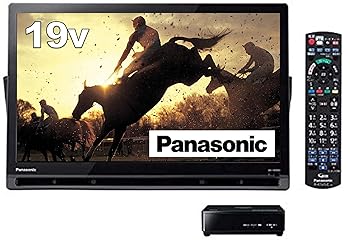 【中古】【39shop】パナソニック★19V型 ポータブル 液晶テレビ インターネット動画対応 プライベート・ビエラ ブラック UN-19FB9-K(非常に良い)｜アトリエ絵利奈