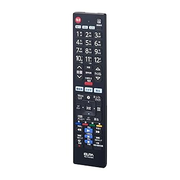 【中古】エルパELPA テレビリモコン 日立用 RC-TV019HI ウー用/Wooo/テレビ リモコン 汎用/設定不要