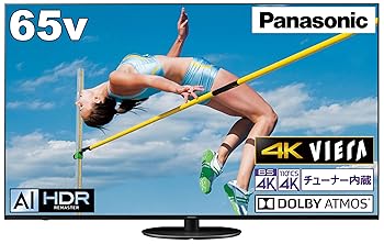 【中古】パナソニック 65V型 4Kダブルラジオ受信機内蔵 倍速書きあらわす 液晶 テレビ受像機 Dolby AtmosR相応う イネーブルドスピーカー積み上げる VIERA TH-65HX950