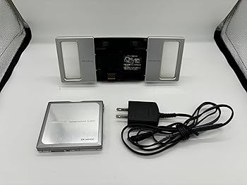 【中古】パナソニック 携帯型MD電気蓄音機 しろがね色 SJ-MJ57-S