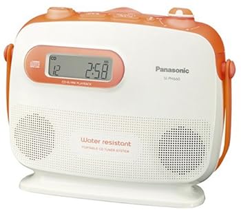 【中古】パナソニック ポータブルCDラジオ オレンジ SL-PH660-D