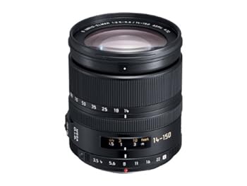 【中古】【39shop】パナソニック★望遠ズームレンズ フォーサーズ用 ライカ D VARIO-ELMAR 14-150mm ASPH. XSM. MEGA O.I.S. L-RS014150(非常に良い)｜アトリエ絵利奈