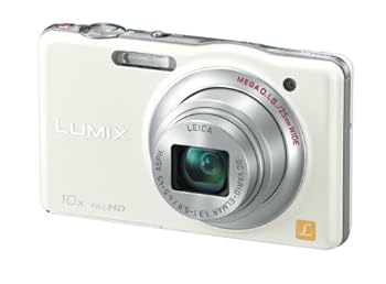 【中古】パナソニック デジタル写真機 ルミックスSZ7 光学10倍白いこと DMC-SZ7-W