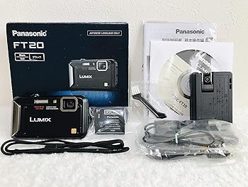 【中古】パナソニック デジタル写真機 ルミックス 雨合羽模範例 学習能力黒いこと DMC-FT20-K