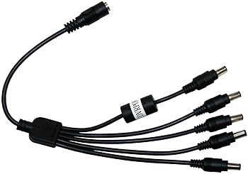 【中古】マザーツール 電源分岐コード MT-5PW 大容量ACアダプターから電源を最大5つに分岐 12V用 長さ約0.3m
