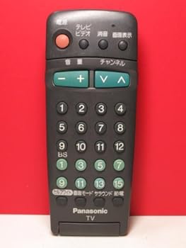【中古】パナソニック テレビ受像機遠隔操作 TNQE082