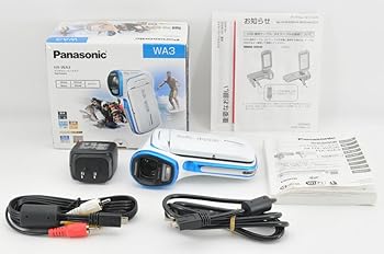 【中古】パナソニック デジタルムービーカメラ 防水仕様 ホワイト HX-WA3-W