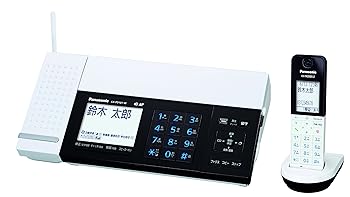 【中古】パナソニック おたっくす デジタルコードレスFAX 子機1台 スマホ連動 Wi-Fi搭載 ホワイト KX-PD101DL-W