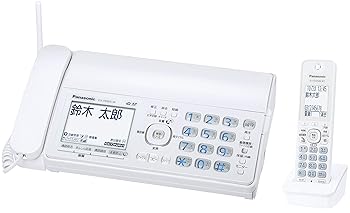 【中古】パナソニック おたっくす デジタルコードレスFAX 子機1台 1.9GHz DECT準拠方式 ホワイト KX-PD305DL-W