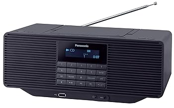 【中古】パナソニック ポータブルステレオCDシステム AUX ブラック RX-D70BT-K