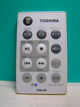 【中古】【39shop】東芝★オーディオリモコン TRM-K5(非常に良い)|アトリエ絵利奈