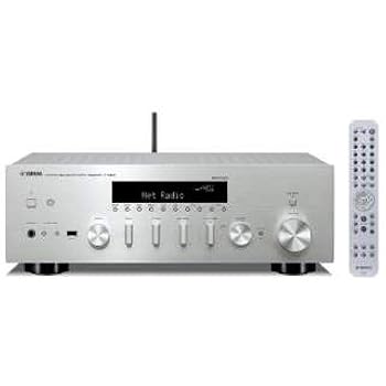 【中古】ヤマハ 網状組織HiFi受信システム 広広としたFM・AMラジオ受信機/Wi-Fi/Bluetooth/ハイレゾ音源相応う しろがね色 R-N602S