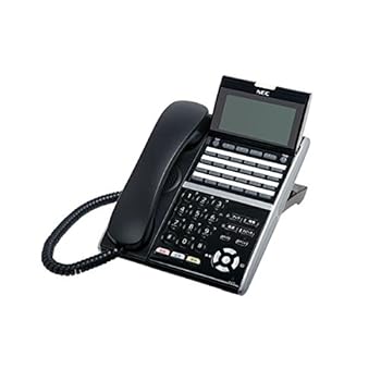【中古】【39shop】日本電気NEC★Aspire UX 24ボタンデジタル多機能電話機ブラック DTZ-24D-2DBKTEL(非常に良い)｜アトリエ絵利奈