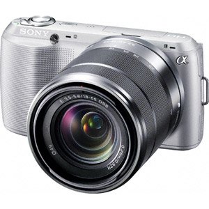 【中古】SONY ミラーレス一眼レフα NEX-C3 ズームレンズキット シルバー NEX-C3K/S
