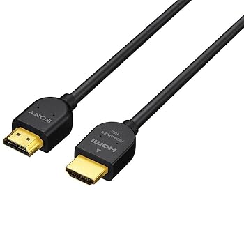 【中古】テレビ/モニターとすっきり配線ソニー HDMIケーブル DLC-HJ10 : 1.0m スタンダード ブラック DLC-HJ10 B