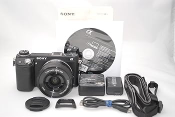 【中古】SONY ミラーレス一眼カメラ α NEX-6ズームレンズキット ブラック NEX-6L/B